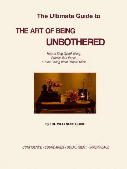 The Art of Being Unbothered