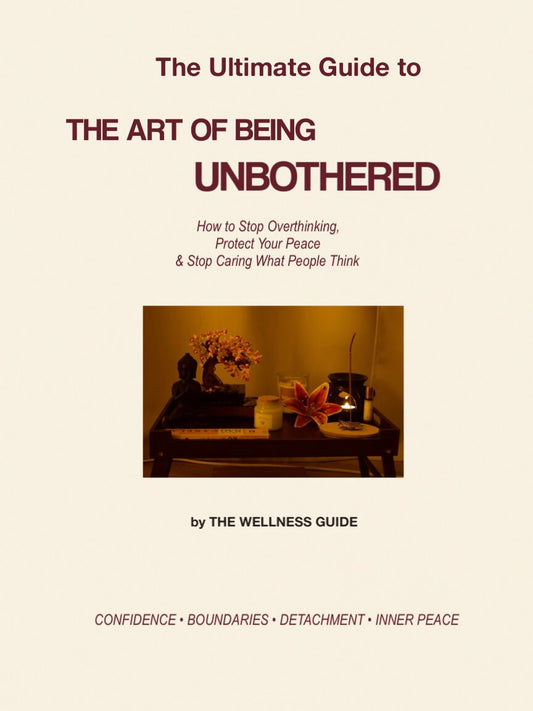 The Art of Being Unbothered
